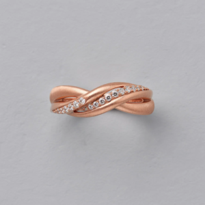 Winter Glow Silver Band Ring